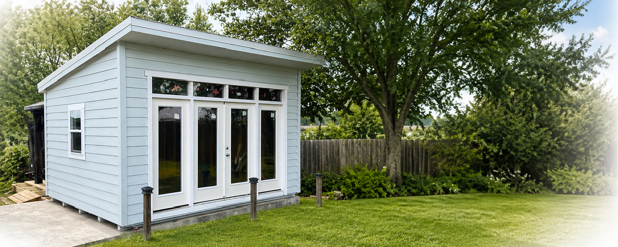 Studio Lean To Shed Image Header