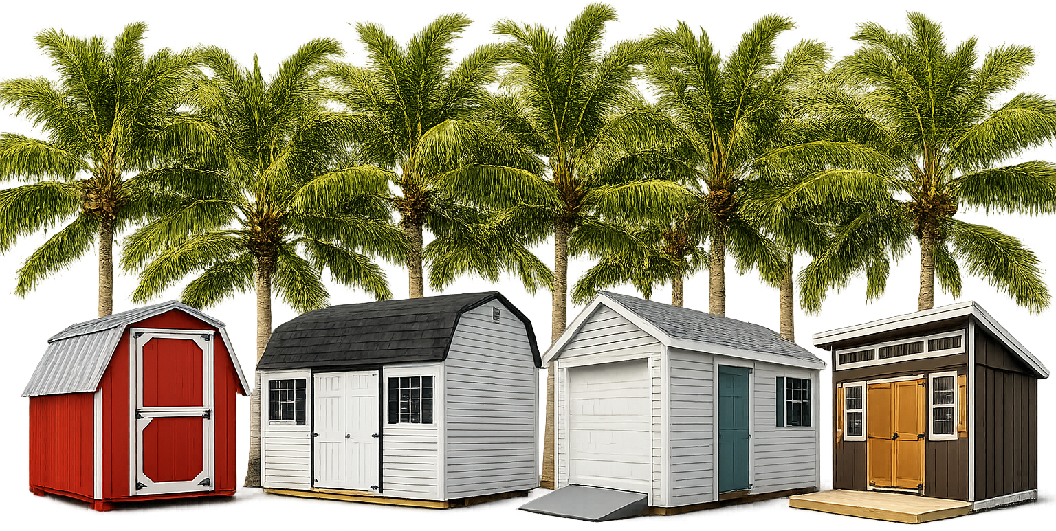 Florida Shed Outlets Sheds and Palm Trees