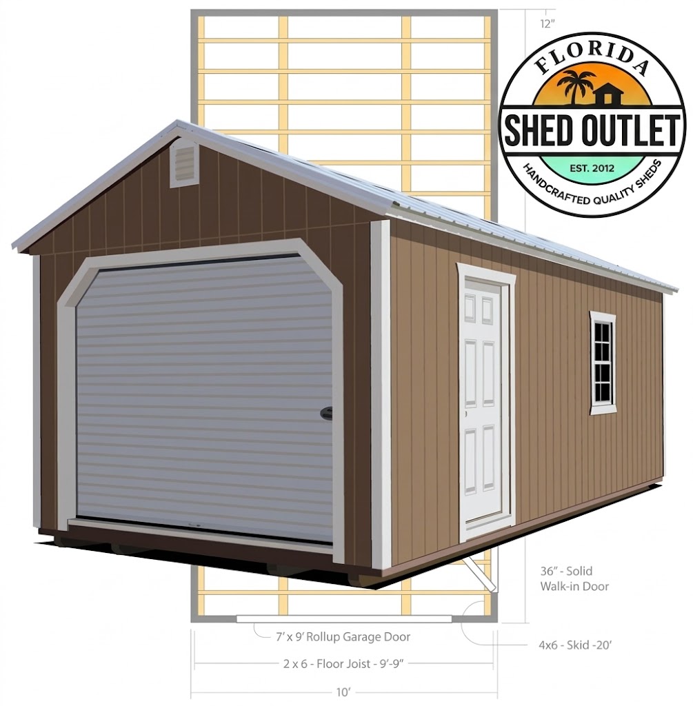 Garage Florida Shed Outlet Floor Plan