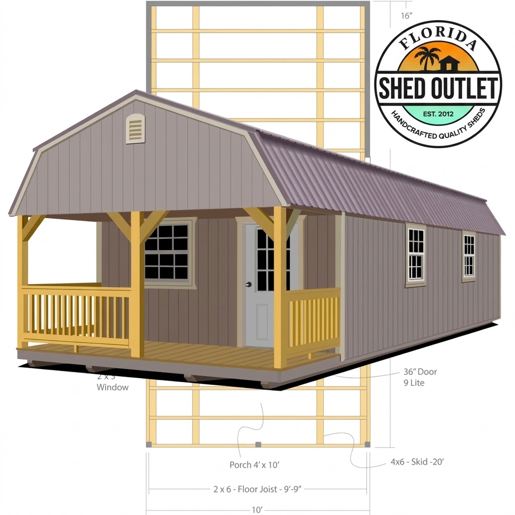 Lofted Cabin FSO Floor Plan