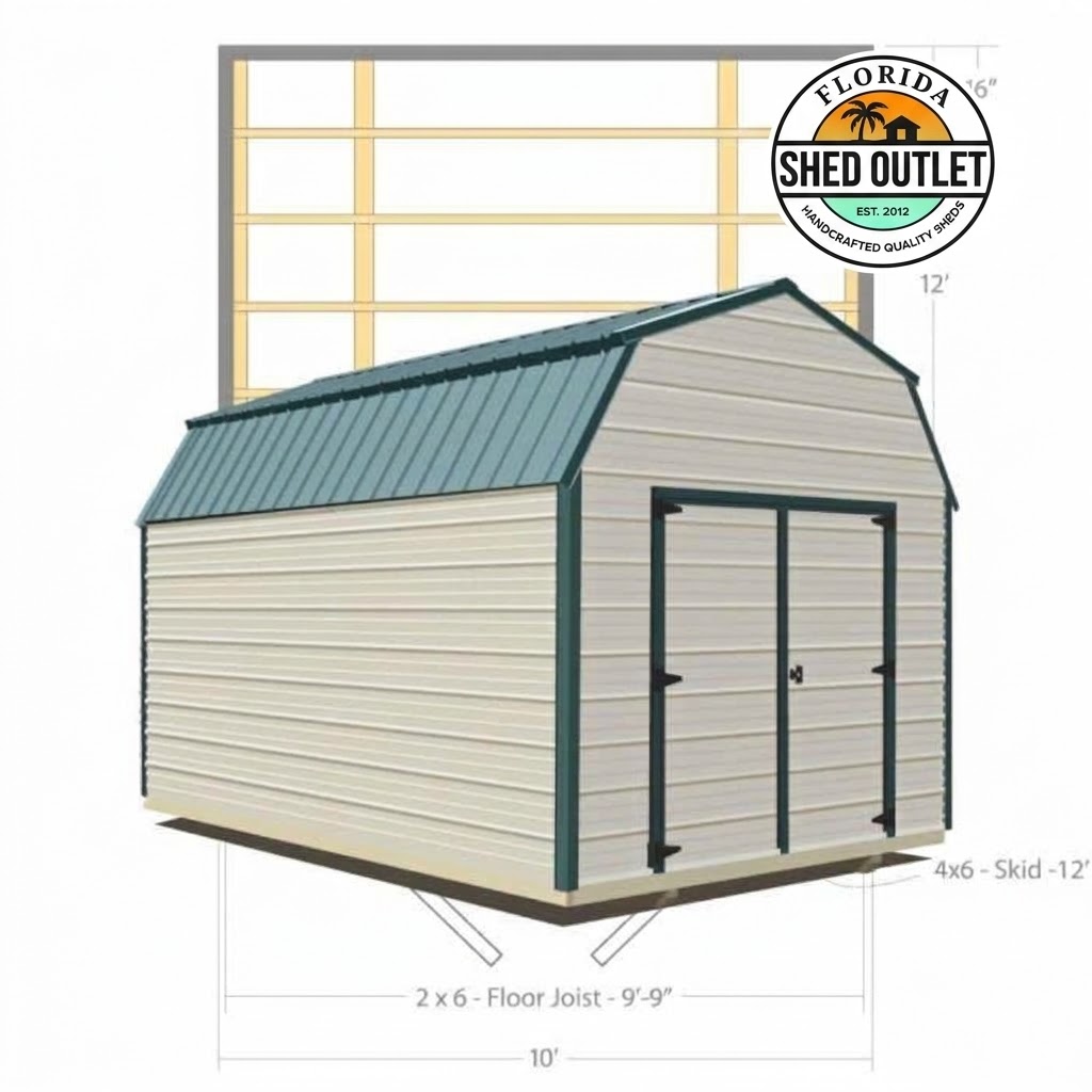 Metal Lofted Barn FSO Floor Plan